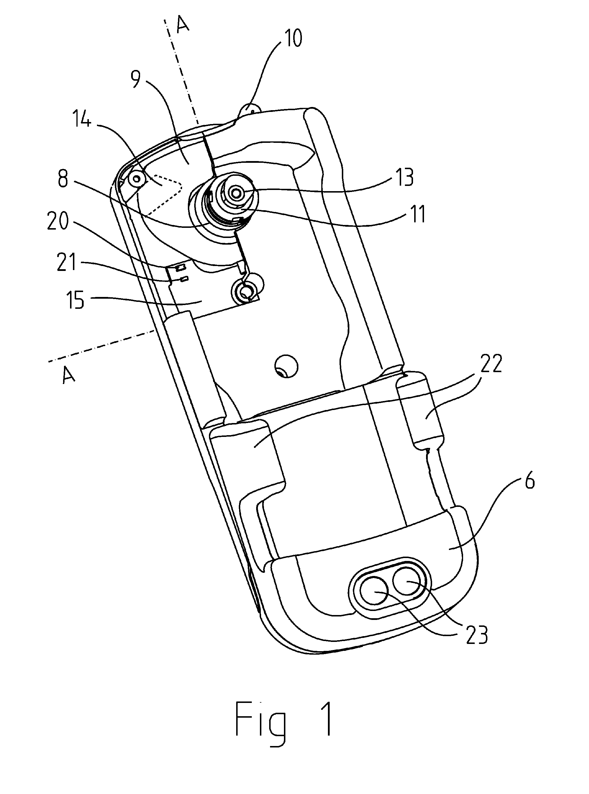 Satellite phone holder