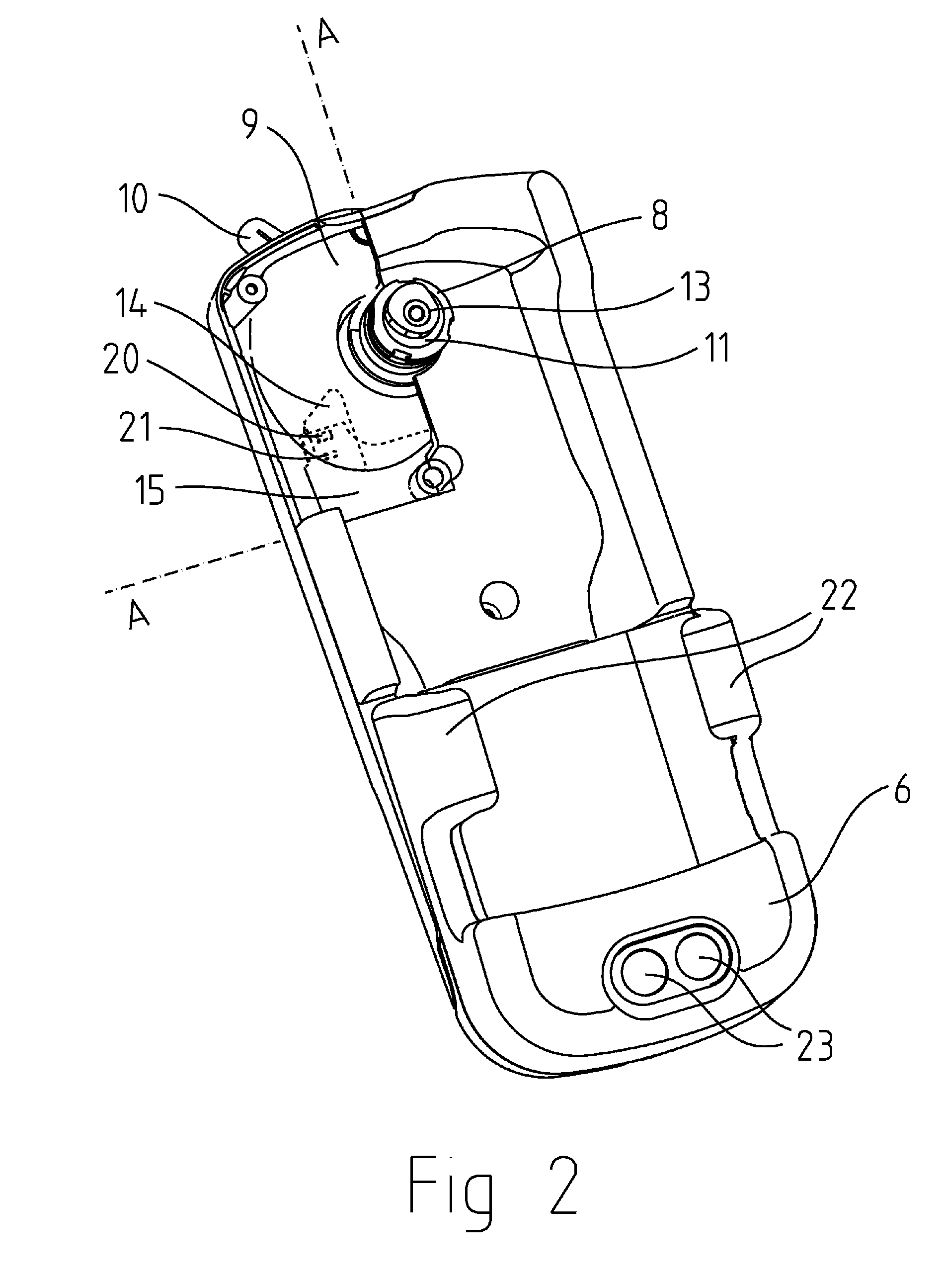 Satellite phone holder