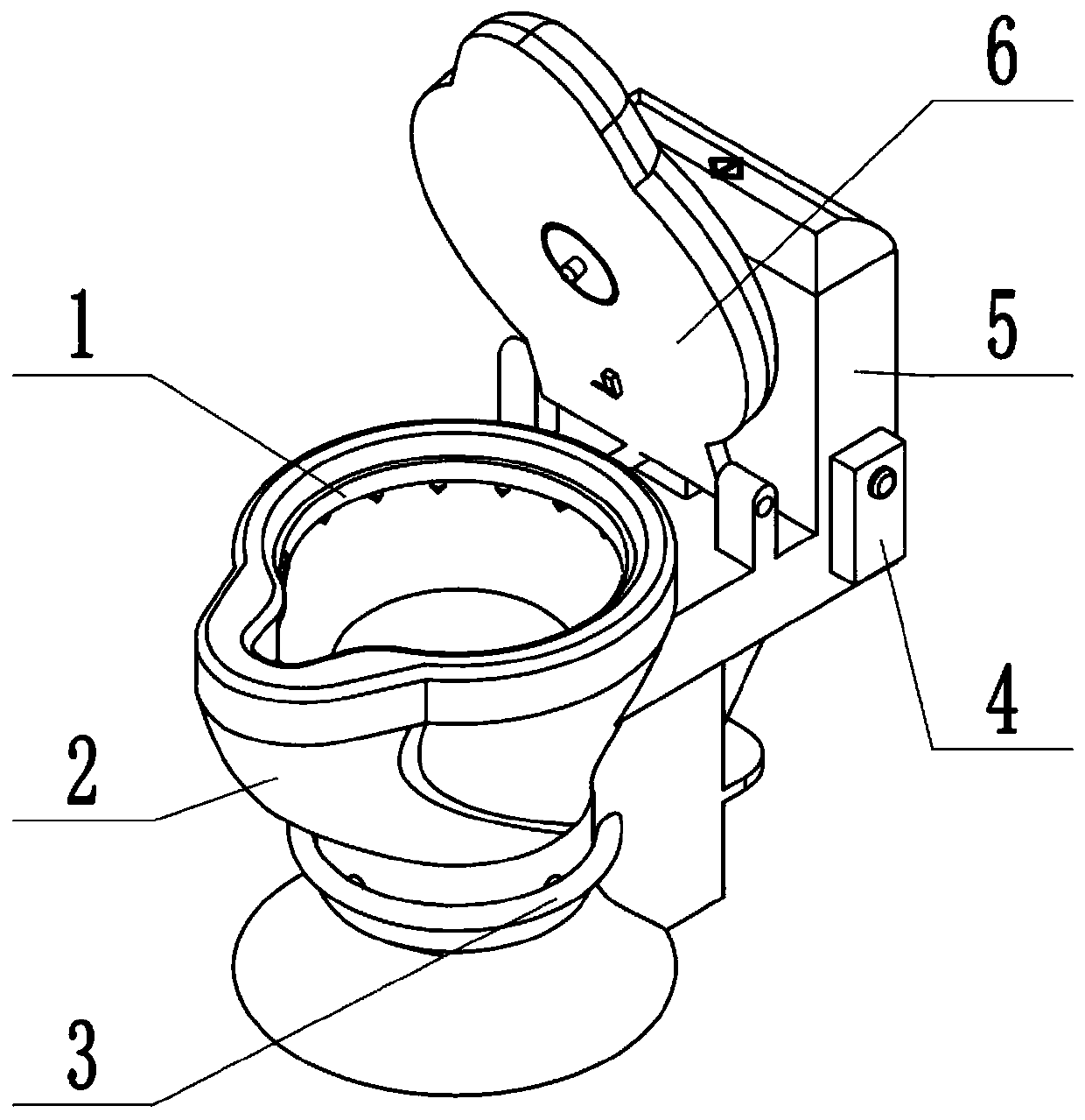 A water-saving and environment-friendly toilet