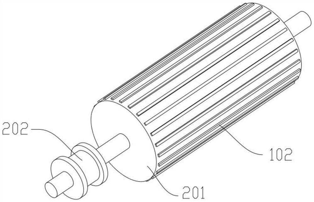 Energy-saving poultry feed drying treatment device