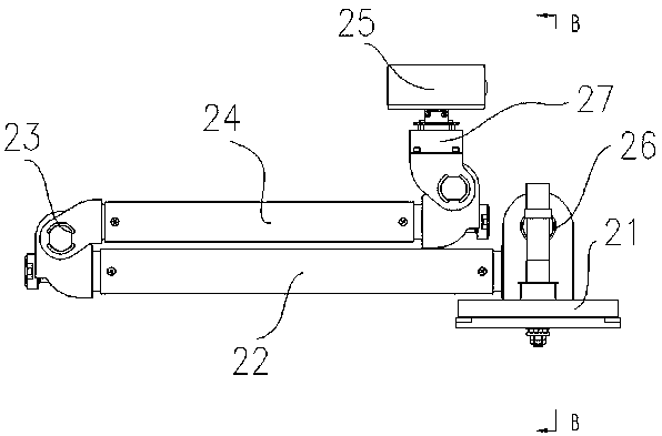 Omnibearing detection mechanical arm special for mining robot