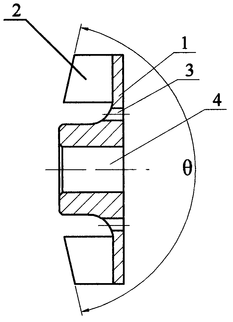 Semi-open impeller supercharge structure