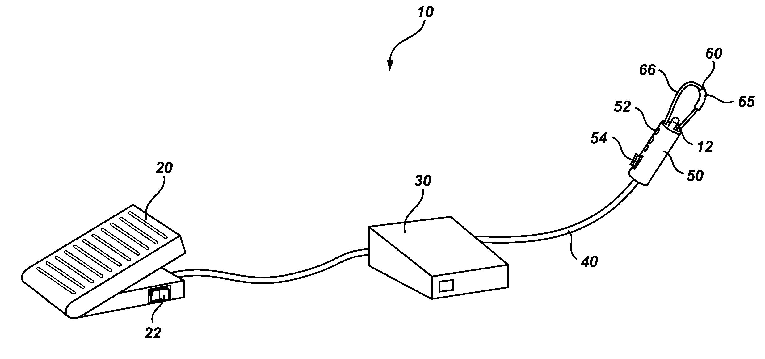 Surgical scalpel with inductively heated regions