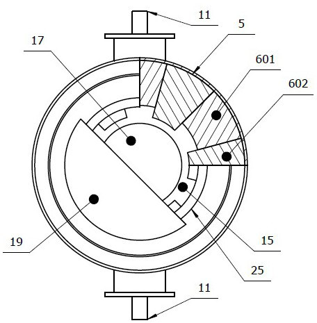 Directly-heated rotary kiln for reduction nitridation reaction