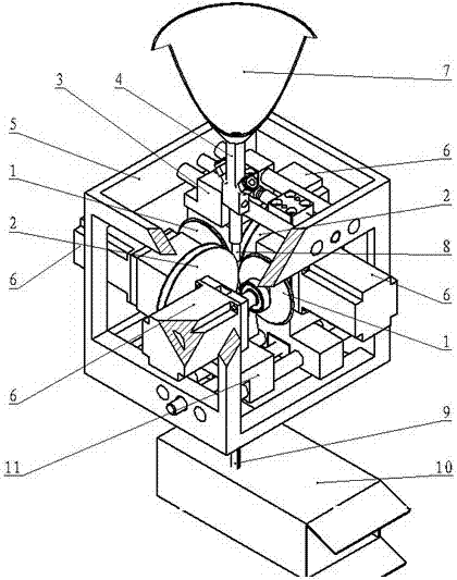 Defective cigarette cutting and recycling tobacco shreds equipment