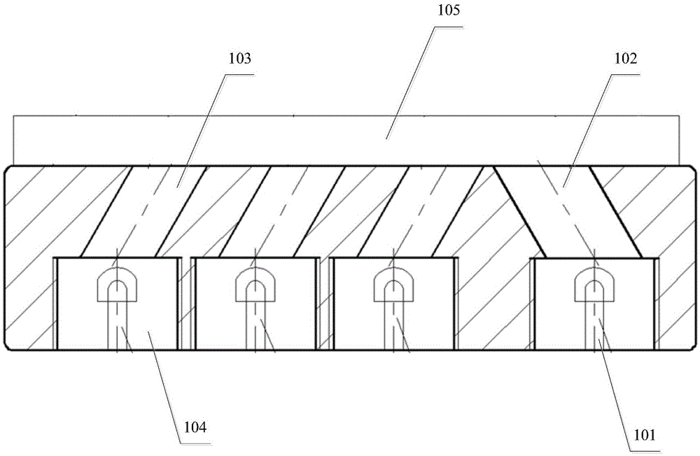 Icing photoelectric sensor and icing measuring device