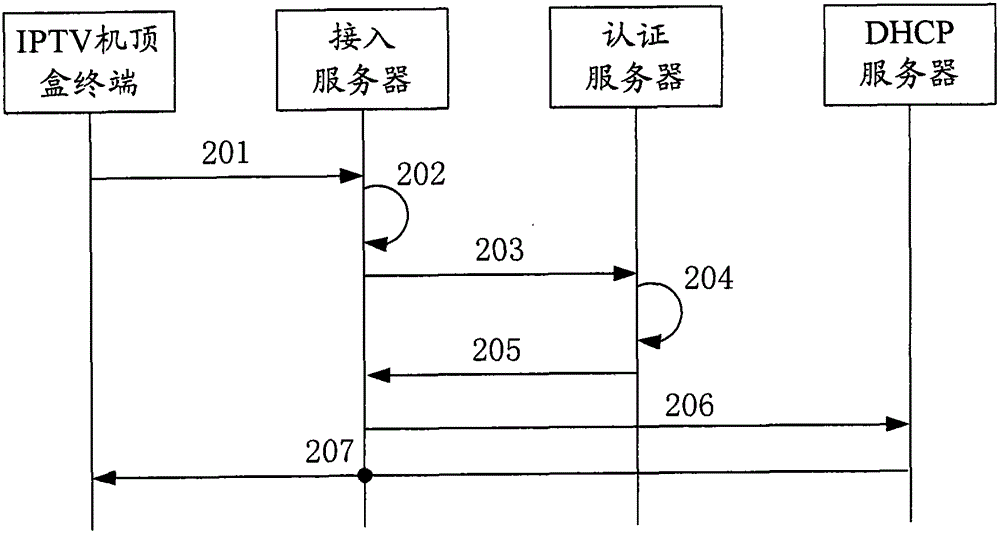 Multi-service authentication method and system based on ipoe