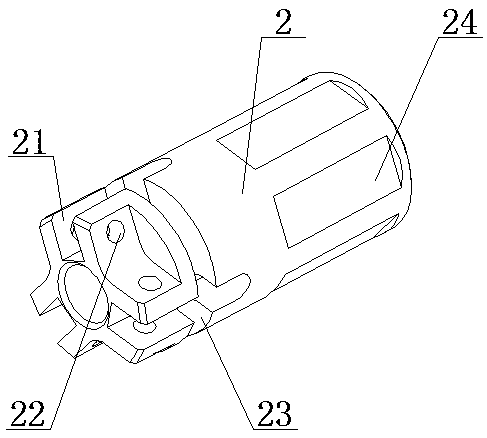 Oil pipe automatic blocking tool