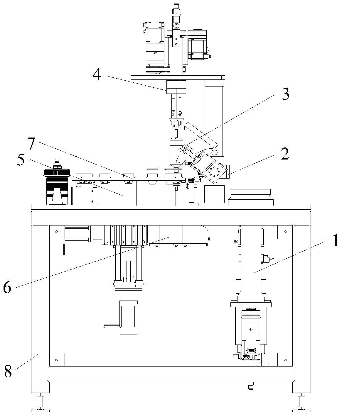 A coal sample automatic sampling device