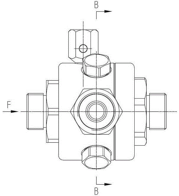 An automatic switching medical gas busbar device and gas switching device