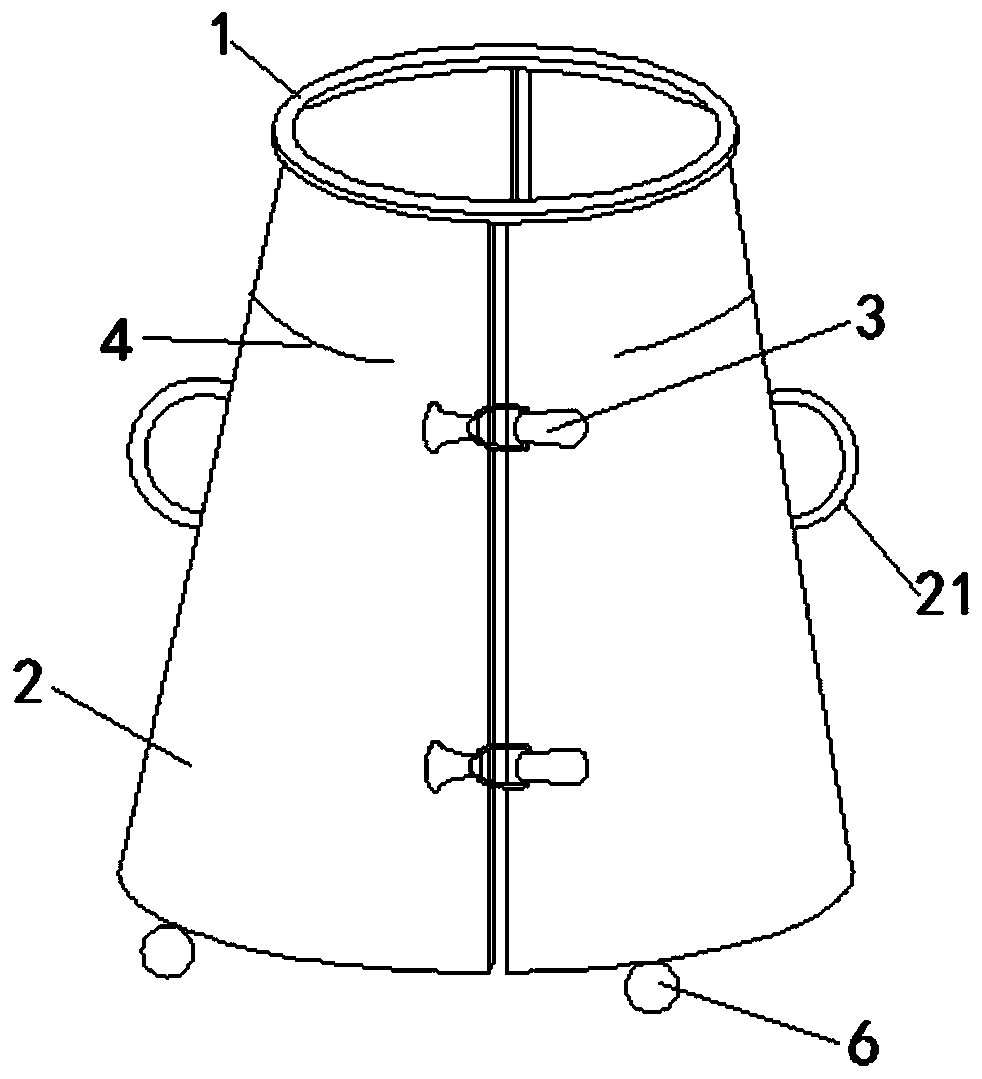 Screen underflow split-charging device for inspection and quarantine of imported bulk agricultural products