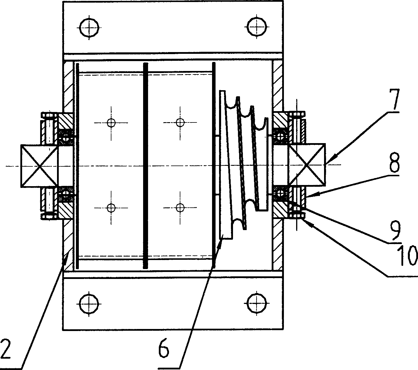 Tension constant compensation device