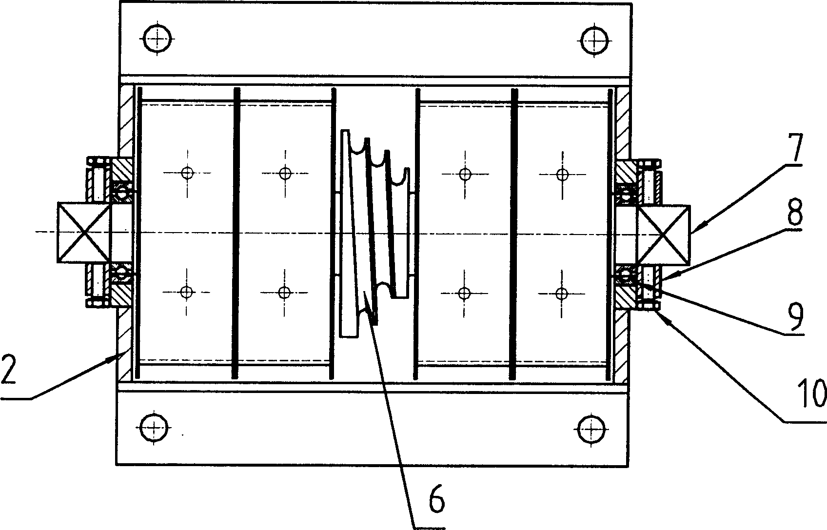 Tension constant compensation device