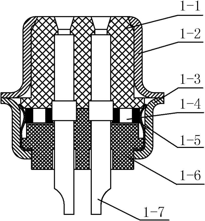 Rectangular wire spring filtering socket