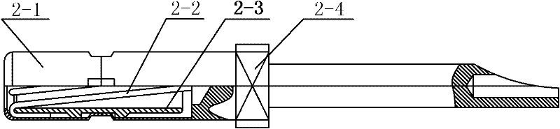 Rectangular wire spring filtering socket