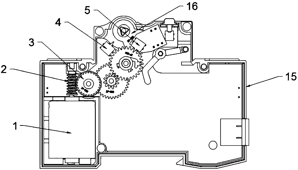 Operation mechanism provided with detection switch sensor