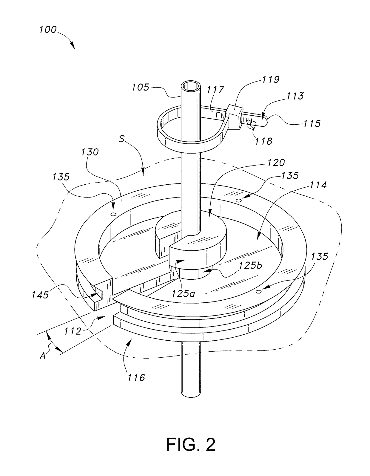 Surgical drain anchoring device