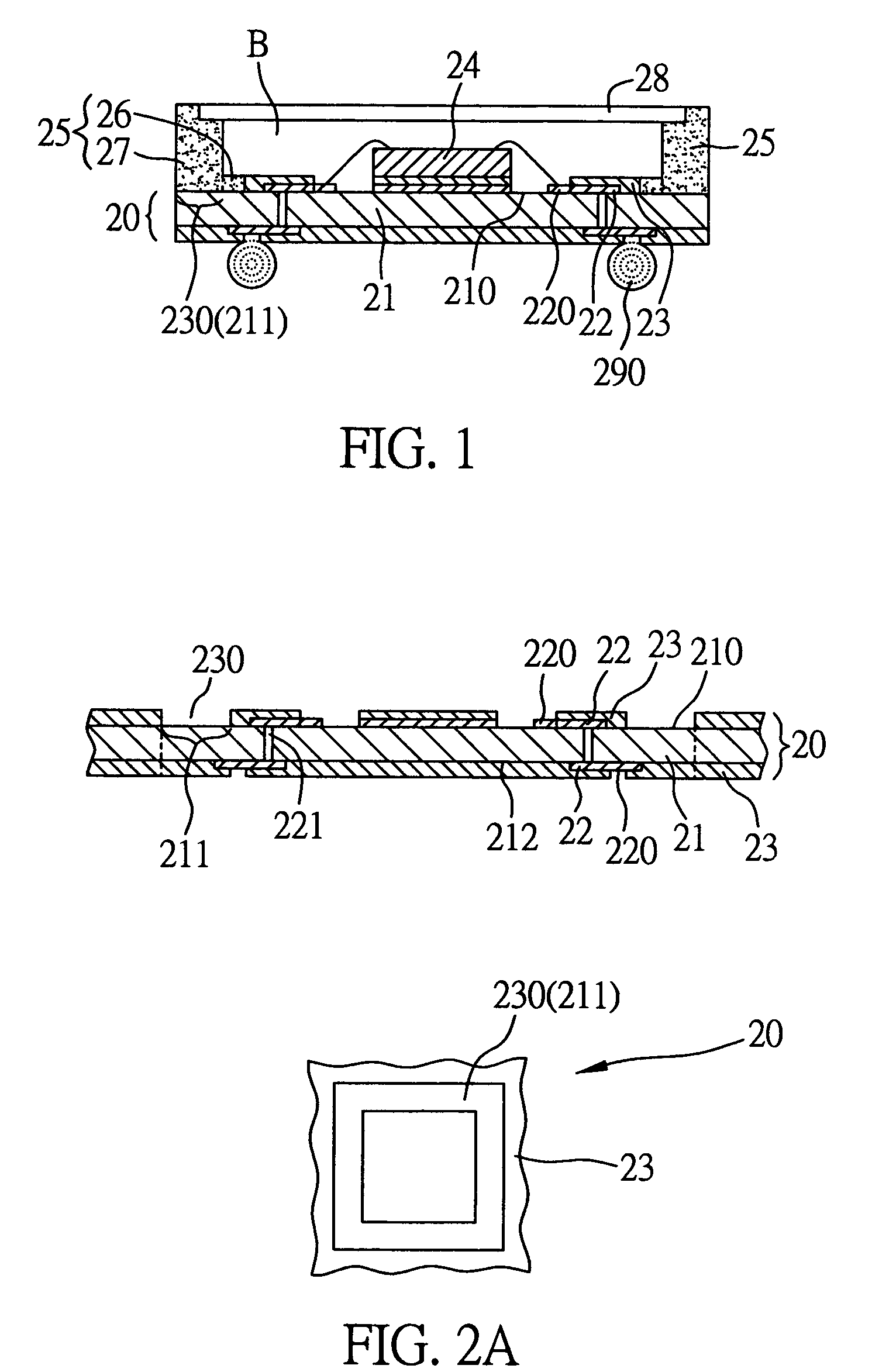 Semiconductor package with photosensitive chip and fabrication method thereof