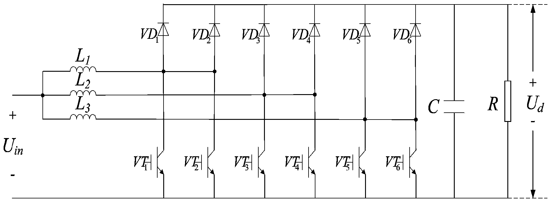 High-frequency multiphase interleaved conversion device and control method