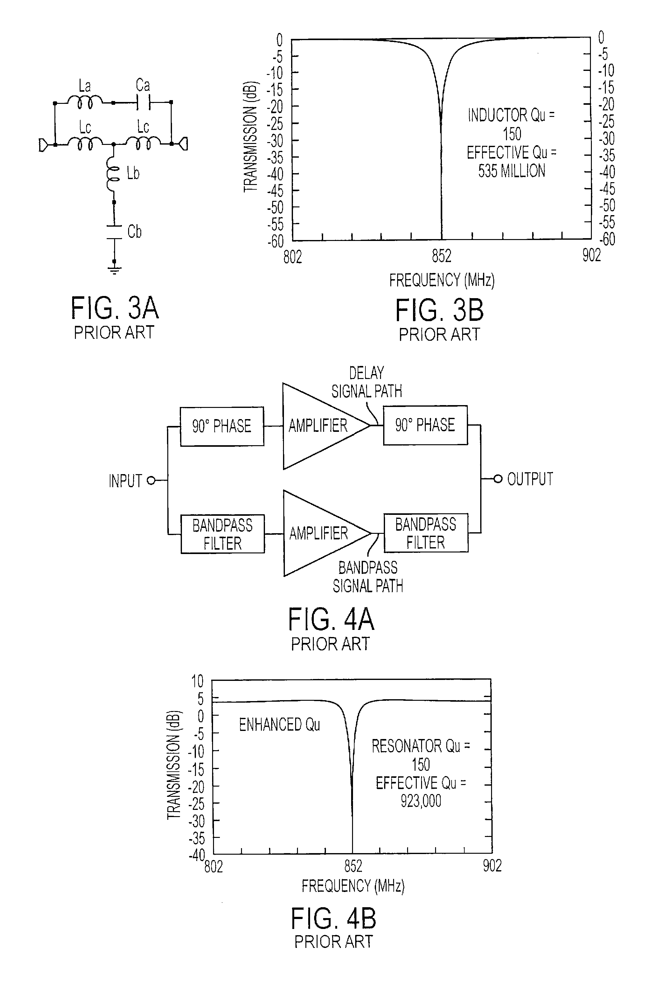 Narrow-band absorptive bandstop filter with multiple signal paths