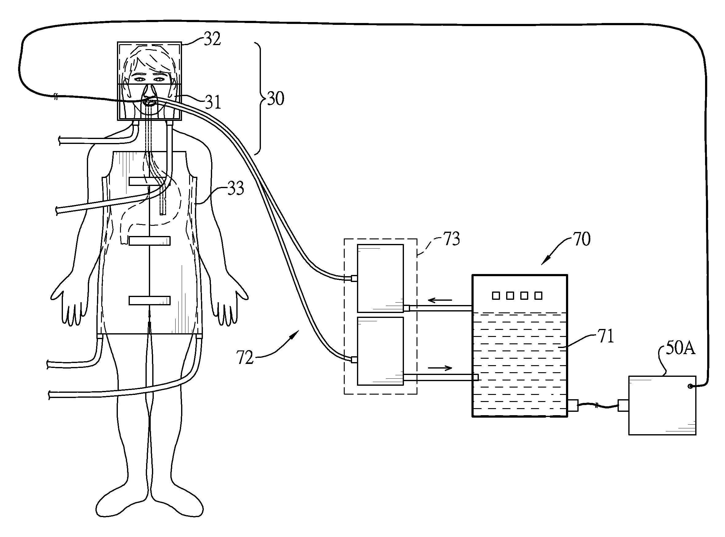 Precision-Controlled Cooling System for Inducing Diving Reflex and Achieving Safe Hypothermic Central Nervous System Protection