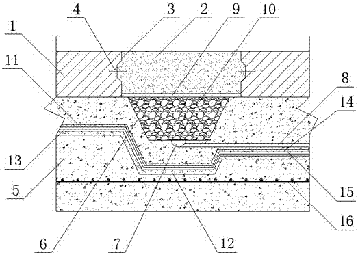 Waterproof structure for bottom wall plate and post-cast strip of basement and construction method thereof