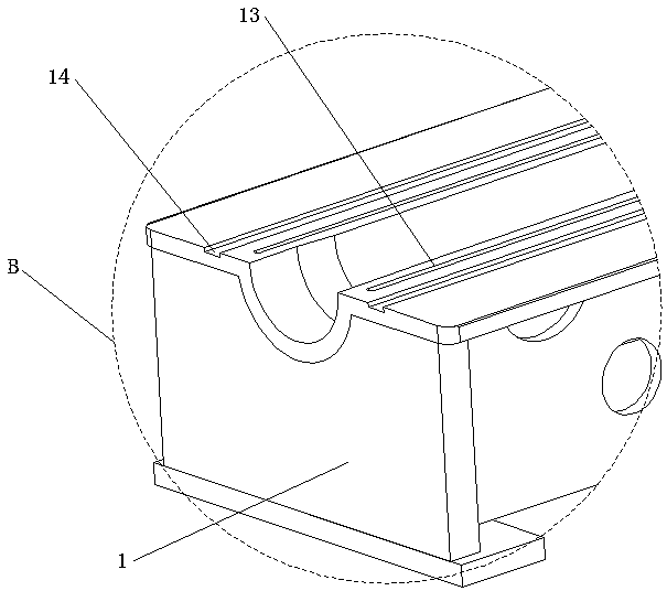 A method for preparing composite material pipe by using inner expansion method forming mold