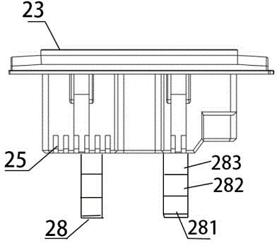 Socket based on ZIGBEE wireless communication and compact socket