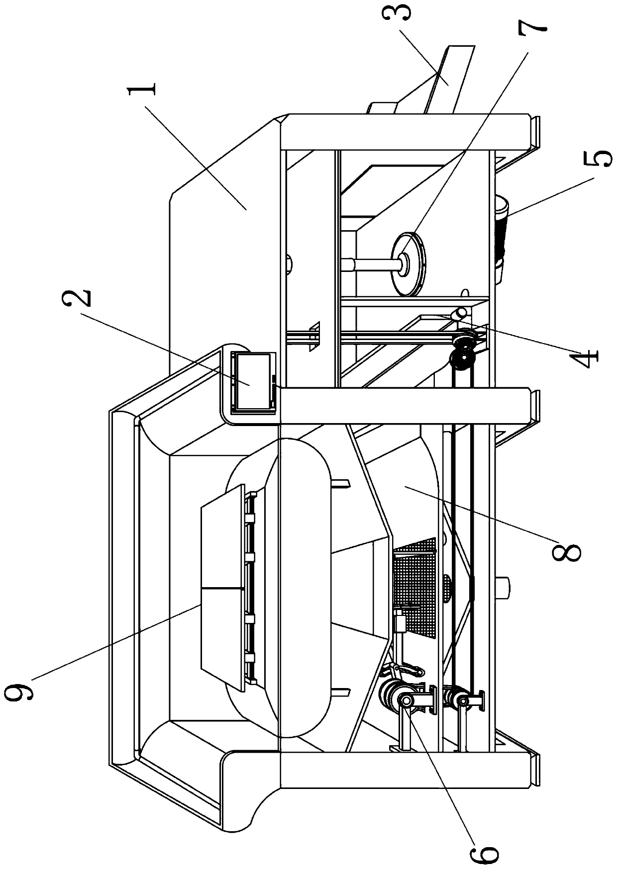 Environmentally-friendly recovery device of artificial quartz stones