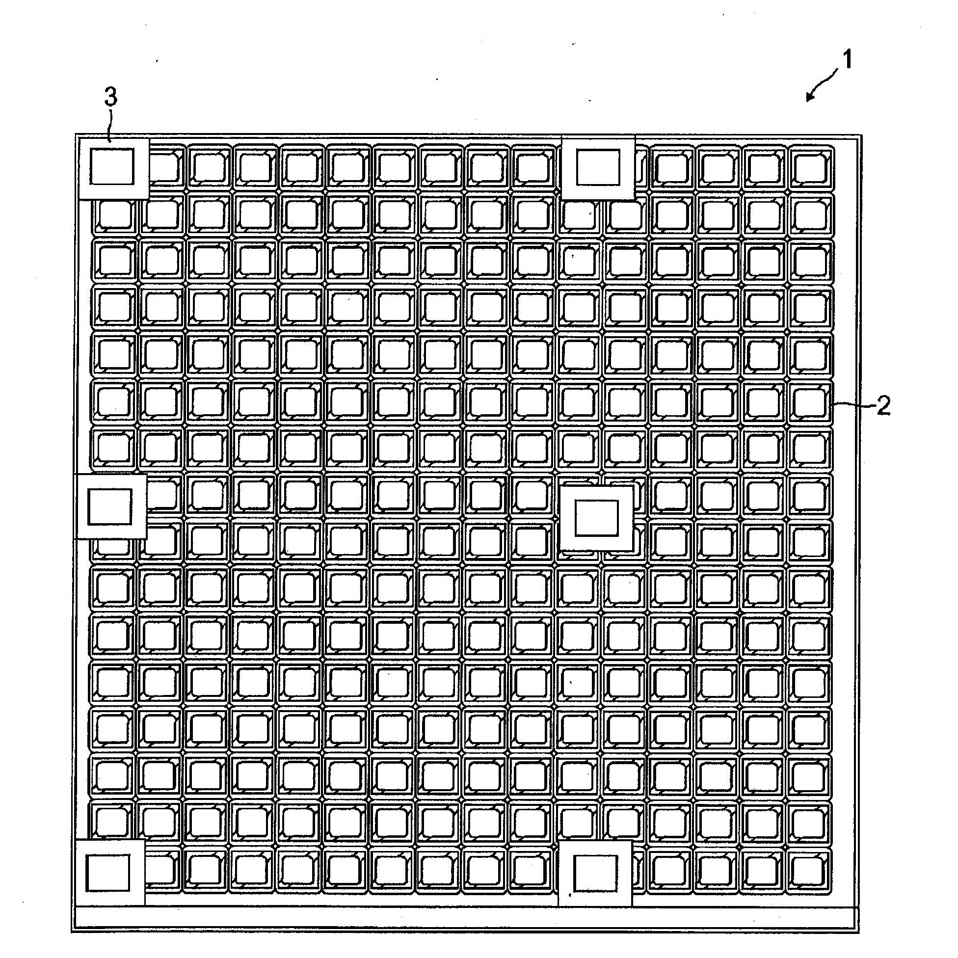 Distributed power conditioning with dc-dc converters implemented in heterogeneous integrated circuit