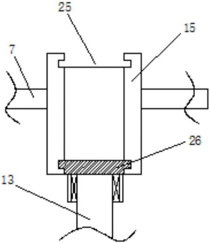 Chemical mixing device capable of stirring in continuous variable-diameter mode