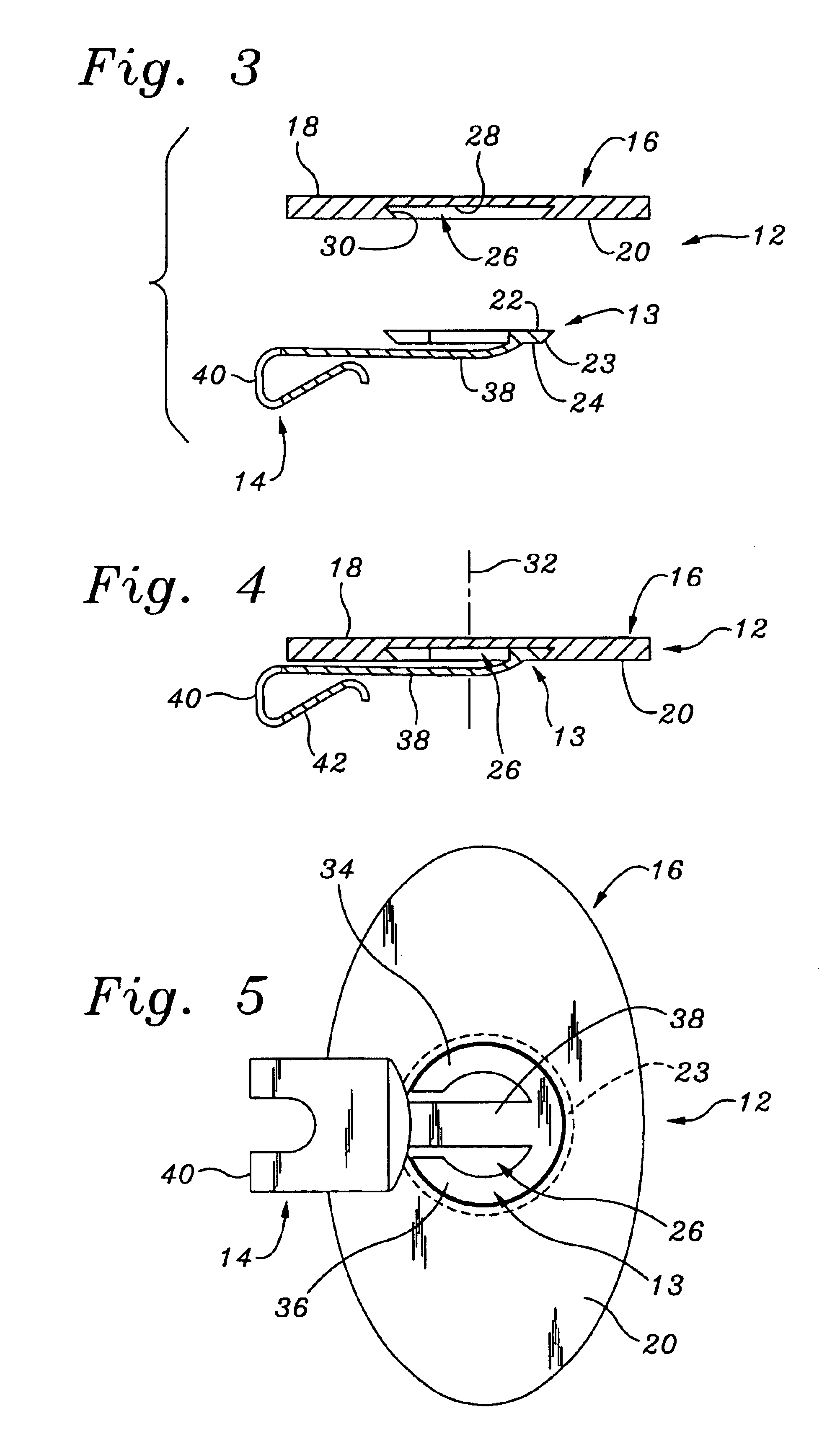 Rotatable clip