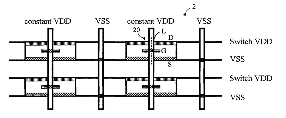 Device and method for analyzing static transient voltage drop