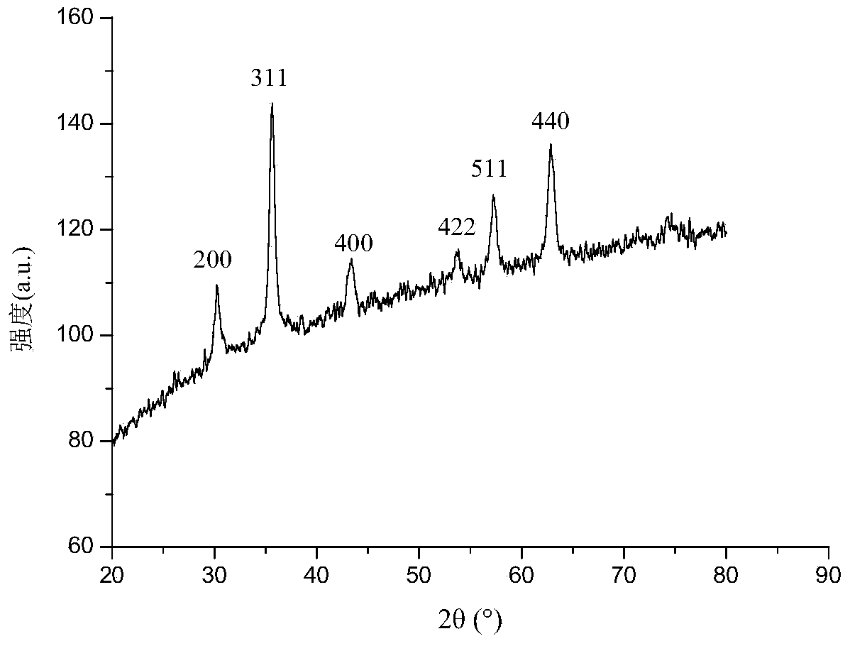 Preparation method for perfluor polyether oil-based magnetic liquid