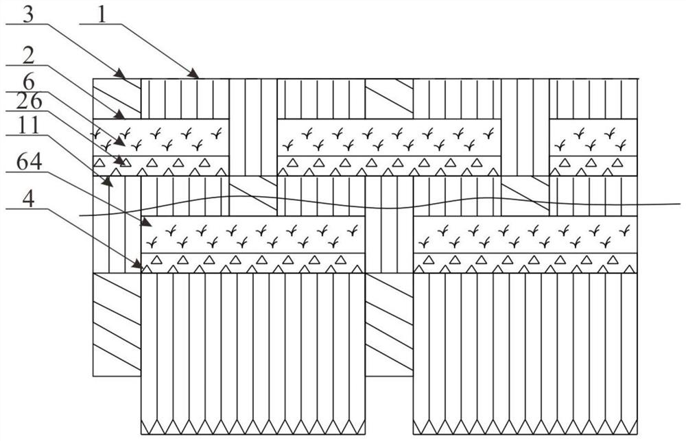 A repair system and repair method for an anti-scouring fading zone