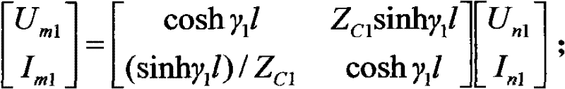 Method for measuring distance between two ends based on real-time circuit parameter measurement