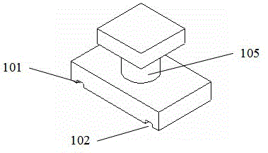 Molded power inductor element and manufacturing method