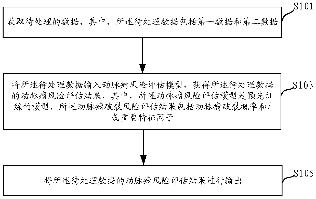 Aneurysm rupture risk assessment method and system