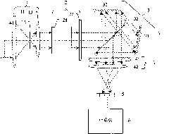 Passive static triangle common path interference imaging spectral full-polarization detecting device