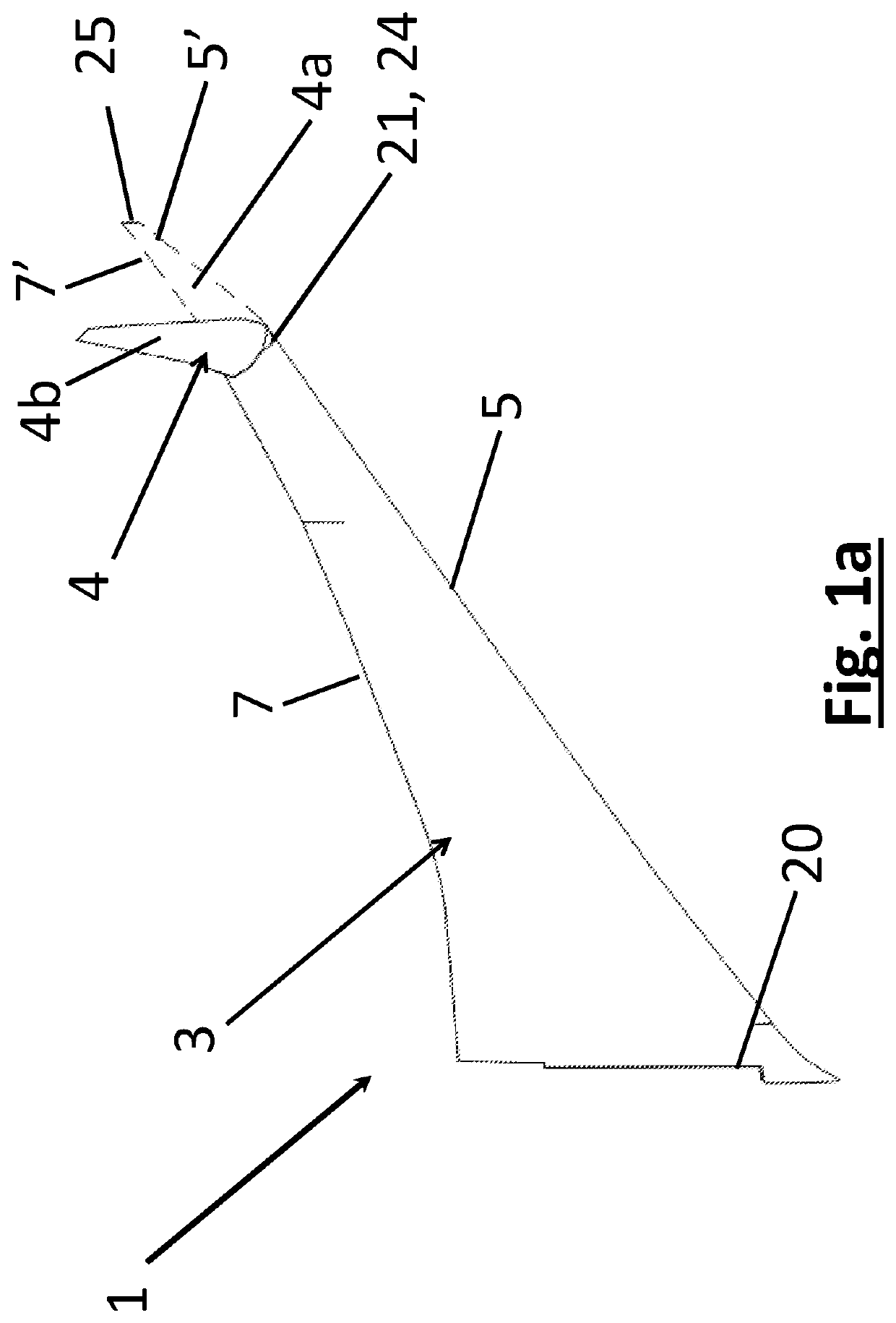 Rotational joint for an aircraft folding wing