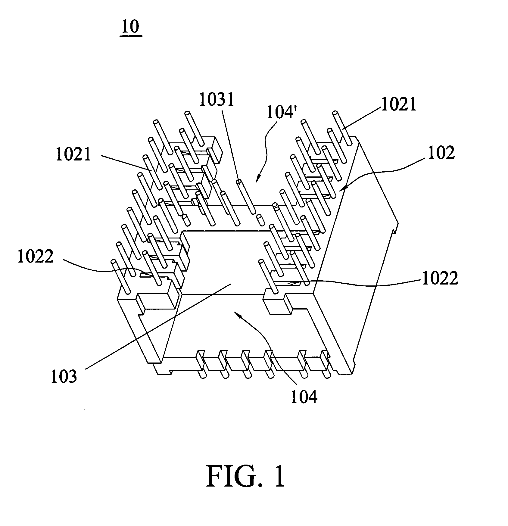 Filter and coil connecting frame thereof