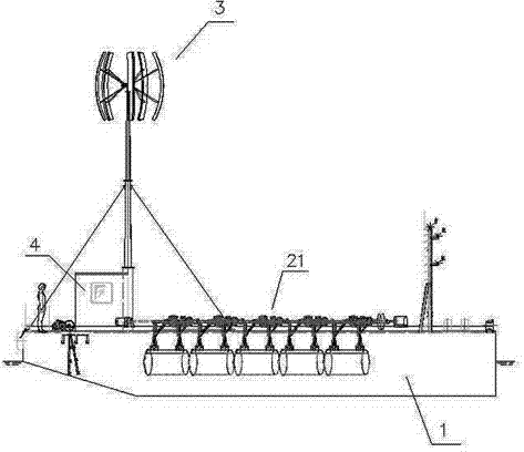 Float type wave energy power generating system