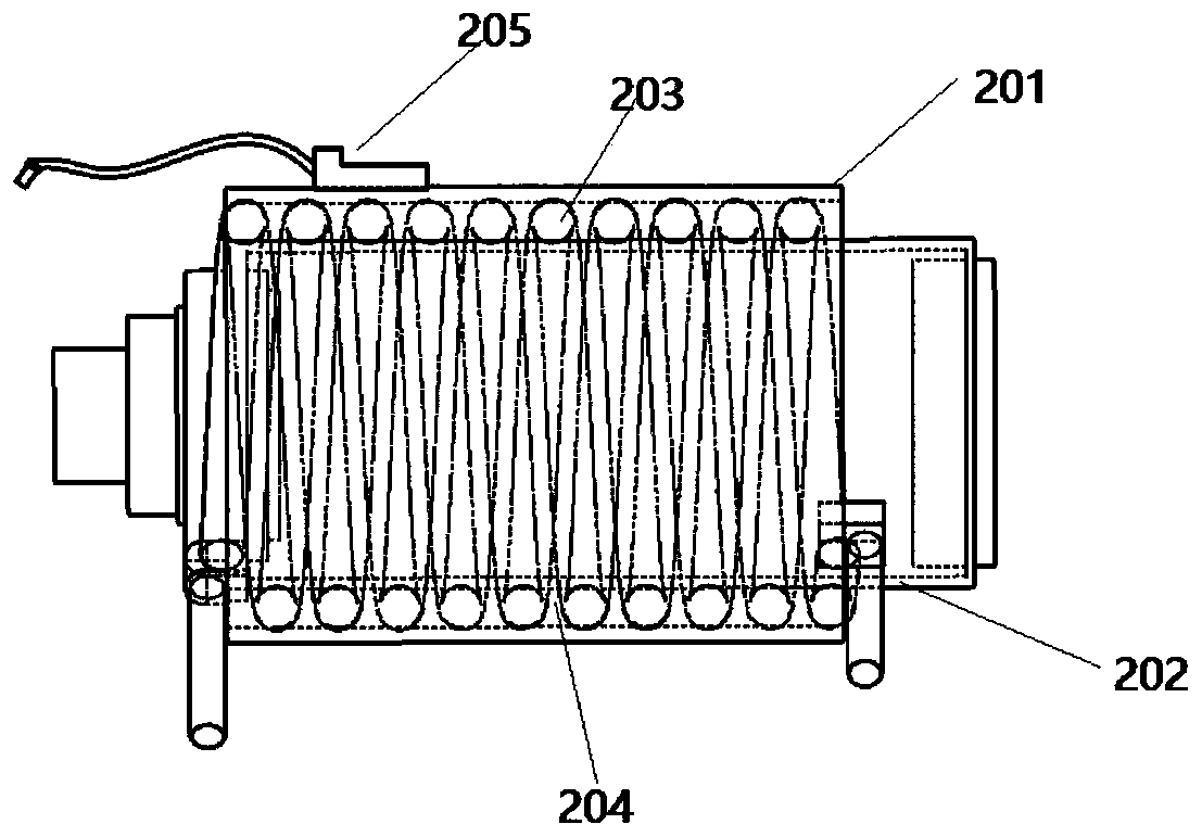 A coal mine dust removal device based on ultrasonic atomization and coagulation