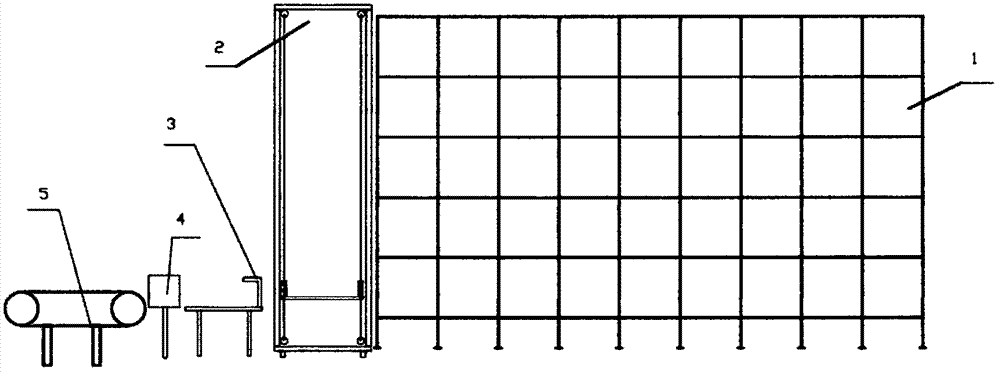 Warenet three dimensional space grid type stereoscopic warehouse and control system thereof