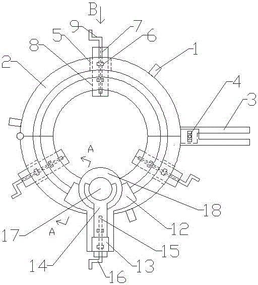 Electric pole rotary cutter