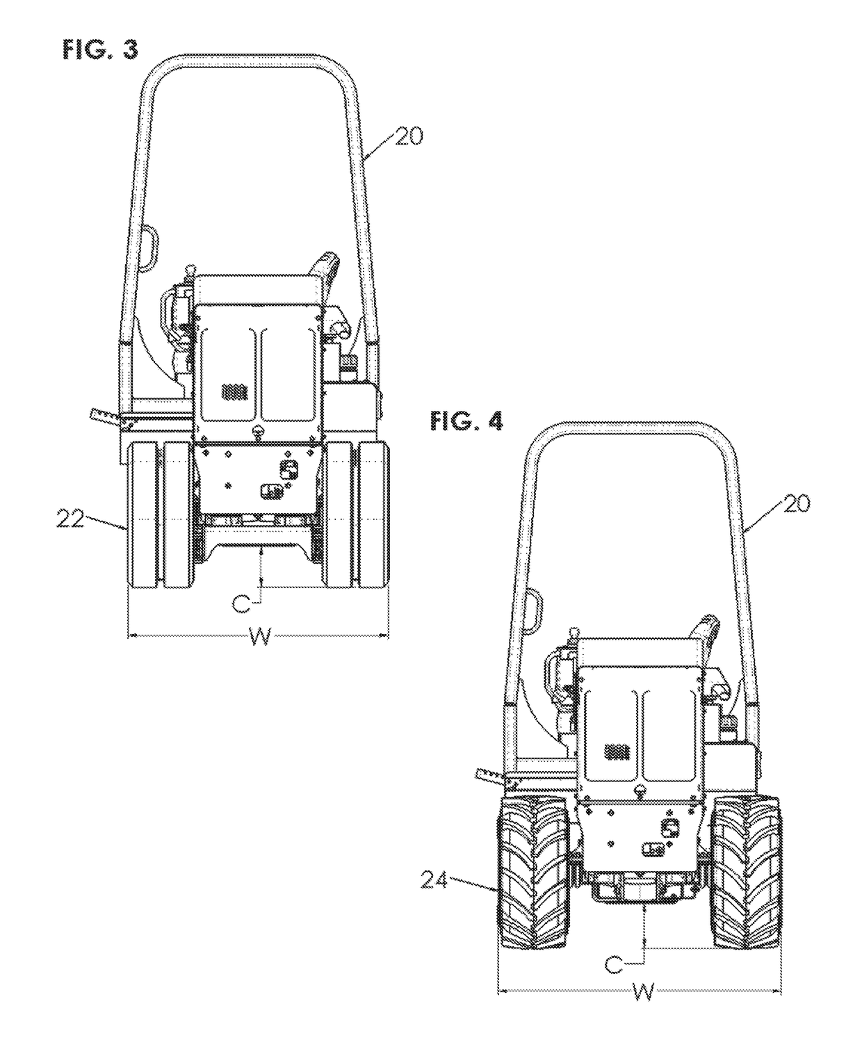 Tractor with track drive