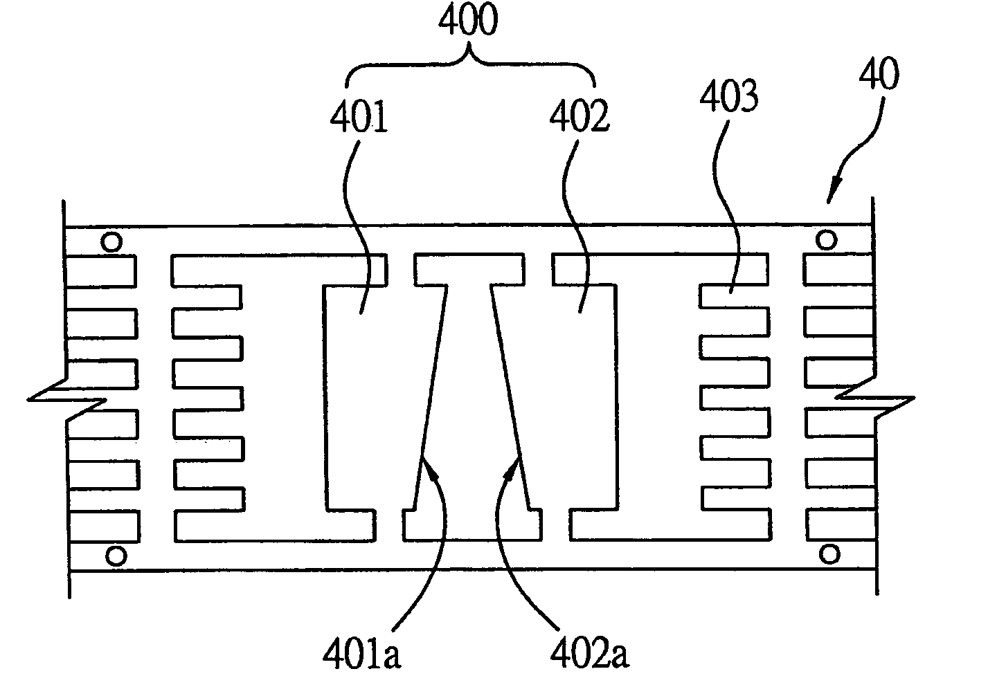 Lead frame structure and semiconductor package integrated with the lead frame structure