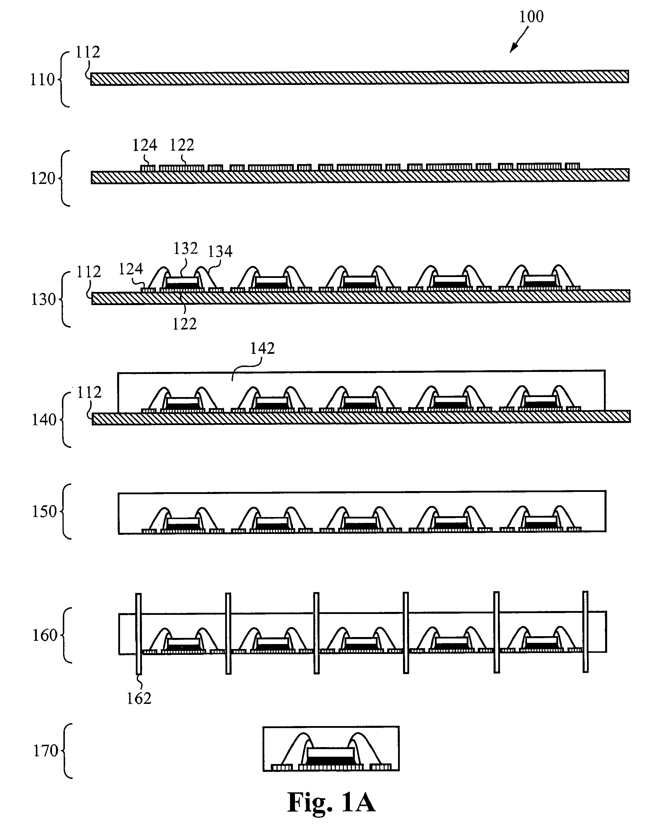 Lead frame land grid array