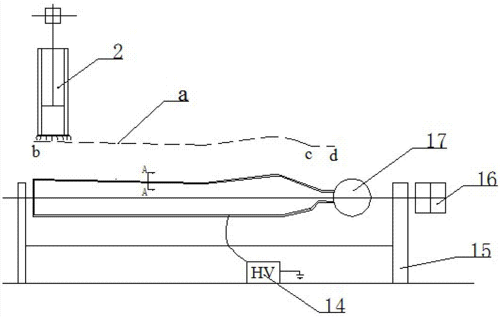 Robot eletrospinning direct-clothing device