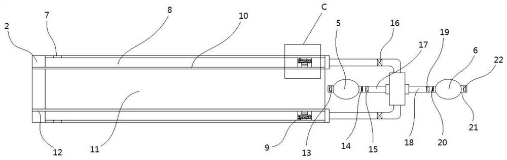 Upper limb rehabilitation training device for bedridden patients